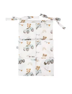 Bonjour Cherie Organizer do łóżeczka 65/40 Traktory - Organizery na łóżeczko - miniaturka - grafika 1