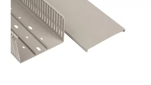 ElettroCanali Korytko grzebieniowe 120x80 Kanał kablowy z pokrywą 1m EC 8650 ECS12080 - Kanały kablowe - miniaturka - grafika 1