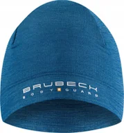 Czapki damskie - Brubeck HM10180 Czapka wełniana dwuwarstwowa unisex EXTREME WOOL jeansowy L/XL - miniaturka - grafika 1