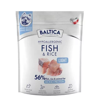 Baltica Adult Fish & Rice Light Ryby morskie z ryżem S 1kg - Sucha karma dla psów - miniaturka - grafika 1