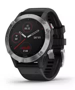 Smartwatch - Garmin Fenix 6 Standard Czarny - miniaturka - grafika 1