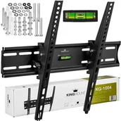 Uchwyty do telewizora - King Mount Uchwyt TV KG-1004 23" - 65" Uchwyt do Telewizora Vesa 75x75 - 400x400 45 kg Czarny - miniaturka - grafika 1