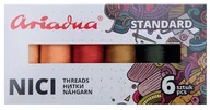 Pasmanteria - Zestaw nici Talia 120/200mb 6 kolorów JESIENNYCH Ariadna - miniaturka - grafika 1