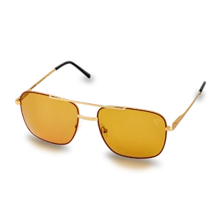 Okulary Hyperlight Eyewear, model Aviator, czerwone - Okulary przeciwsłoneczne - miniaturka - grafika 1