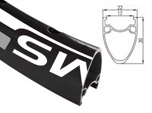 ALEXRIMS ALEXRIMS Obręcz szosa ALEXRIMS ATD550 700x32otw Tubeless Ready H.tarczowy czarna 302022-uniw - Części rowerowe - miniaturka - grafika 1