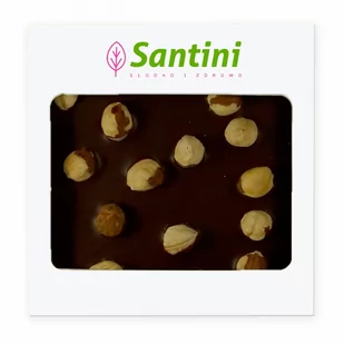 Santini Czekolada 72% kakao z orzechami laskowymi. bez cukru. z ksylitolem 80 g SANTINI4 - Żelki - miniaturka - grafika 1