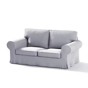 Dekoria Pokrowiec na sofę Ektorp 2-osobową rozkładaną model po 2012 srebrzysty szary 200 x 90 x 73 cm Velvet 1016-704-24 - Meble modułowe i akcesoria - miniaturka - grafika 1