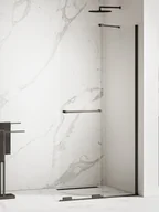 Kabiny prysznicowe - Kabina prysznicowa New Trendy Smart 110x200 walk-in uniwersalna czarna EXK-6677-WU - miniaturka - grafika 1