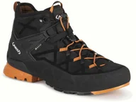 Buty trekkingowe męskie - M'S ROCK DFS MID GTX, black/ orange, 41 - miniaturka - grafika 1