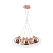 Lampy sufitowe - Clara - lampa wisząca różowe złoto 337506-31 - miniaturka - grafika 1