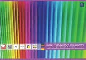 Szkolne artykuły papiernicze - Inter-druk Blok techniczny A5 kolor barw. w masie - miniaturka - grafika 1