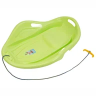 Sanki i ślizgacze - SANKI ślizg zjazdowy ŚLIZGACZ plastikowe MOCNE POLSKIE dla dzieci MUSZLA - miniaturka - grafika 1