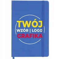 Notesy i bloczki - Notes GRANAT W Linię A5 TWOJE LOGO GRAFIKA ZDJĘCIE - miniaturka - grafika 1
