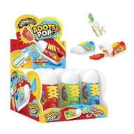 Gumy do żucia, lizaki, dropsy - JOHNY BEE LIZAK STOPA BOOTS POP (10G) 12SZT - miniaturka - grafika 1