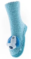 Skarpetki dla dzieci - Puszyste Skarpetki Z Materiałową Podeszwą R.21/23 - miniaturka - grafika 1