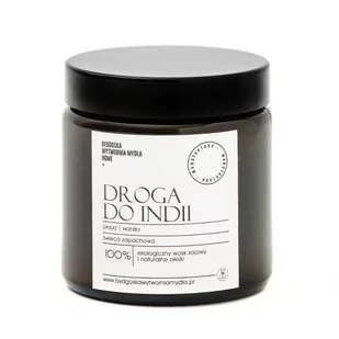 Bydgoska Wytwórnia Mydła Świeczka sojowa Droga do Indii 120 ml - Świece - miniaturka - grafika 1