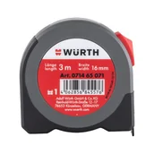 Inne urządzenia pomiarowe - WURTH Taśma Miernicza Zwijana Kieszonkowa 3m - miniaturka - grafika 1