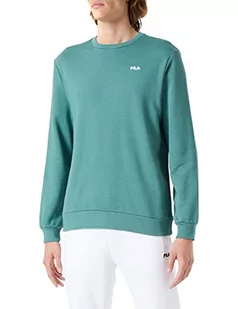 FILA Męska bluza BRUSTEM Crew Blue Spruce, M, Blue Spruce, M - Bluzy męskie - miniaturka - grafika 1