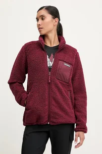 Columbia bluza sportowa West Bend kolor bordowy gładka 2099271 - Bluzy damskie - miniaturka - grafika 1