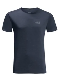 Jack Wolfskin Koszulka funkcyjna "Pack & Go" kolorze granatowym - Koszulki sportowe męskie - miniaturka - grafika 1