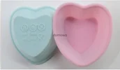 Formy do ciast - FOREMKA FORMA SILIKONOWA serduszka 3 szt - miniaturka - grafika 1