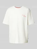 Koszulki męskie - T-shirt z wyhaftowanym detalem model ‘MILO’ - miniaturka - grafika 1