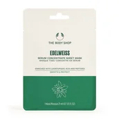 Serum do twarzy - The Body Shop Serum Concentrate Sheet Mask skoncentrowana maska w płachcie z serum Edelweiss 21ml - miniaturka - grafika 1