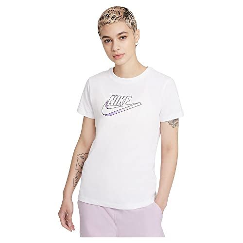 Nike Damska koszulka Nsw Futura, biały, L