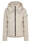 Kurtki damskie - Ziener TUSJA damska kurtka narciarska/kurtka zimowa | ciepła, oddychająca, wodoszczelna, srebrno-beżowa, rozmiar 44 - miniaturka - grafika 1