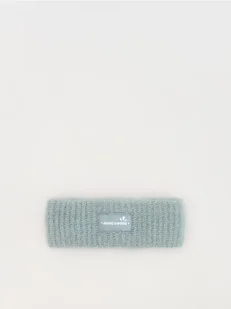 Reserved - Dzianinowa opaska na głowę - jasnoturkusowy - Czapki dla dzieci - miniaturka - grafika 1