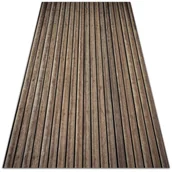 Dywany - Wewnętrzny dywan winylowy Deska w paski 60x90 cm - miniaturka - grafika 1