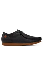 Mokasyny męskie - Clarks Mokasyny Shacre II Run 261635987 Czarny - miniaturka - grafika 1