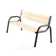 Ławki ogrodowe - Ławka parkowa z oparciem 150 cm Patio - miniaturka - grafika 1