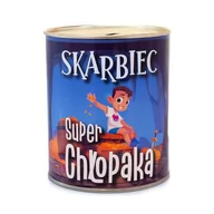 Skarbonki - Skarbonka metalowa urodzinowa z napisem "Skarbiec Super Chłopaka - miniaturka - grafika 1