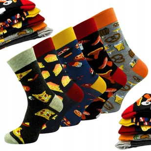 SKARPETKI MĘSKIE DŁUGIE ŚMIESZNE KOLOROWE SKARPETY WZORY ZESTAW 5 PAR 43-46 - Skarpetki męskie SKARPETKI MĘSKIE DŁUGIE ŚMIESZNE KOLOROWE SKARPETY WZORY ZESTAW 5 PAR 43-46 - Skarpetki męskie - miniaturka - grafika 1