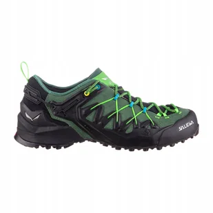 Buty podejściowe męskie Salewa Wildfire Edge Gtx myrtle/fluo green 45 - Buty trekkingowe męskie - miniaturka - grafika 1
