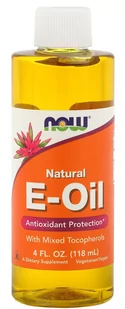 Now Foods FOODS Vitamin E Natural Liquid (Witamina E w płynie) 118ml - Witaminy i minerały - miniaturka - grafika 1