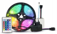 Taśmy LED - Taśma Led Rgb IP65 5m Pilot+ Zasilacz 24W Zestaw - miniaturka - grafika 1