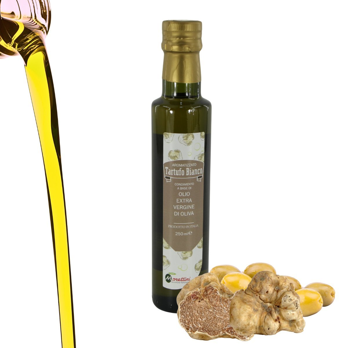 MORETTINI aromatyzowana oliwa z oliwek smak BIAŁA TRUFLA 250ml