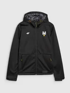 Kurtki i kamizelki sportowe męskie - 4F Kurtka softshell wiatroodporna membrana 5000 uniseks 4F x Drift Masters - czarna 3XL - miniaturka - grafika 1