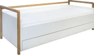 Łóżka dla dzieci i młodzieży - Kocot Kids Łóżko dziecięce VICTOR 180x80 białe/dąb z szufladą - miniaturka - grafika 1