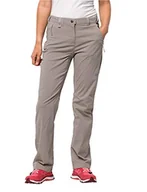 Spodnie męskie - Jack Wolfskin Activate Light Pants Women spodnie męskie, wodoodporne, elastyczne, oddychające, wiatroszczelne, outdoorowe spodnie softshell, spodnie do wędrówek, Moon Rock, 38 - miniaturka - grafika 1