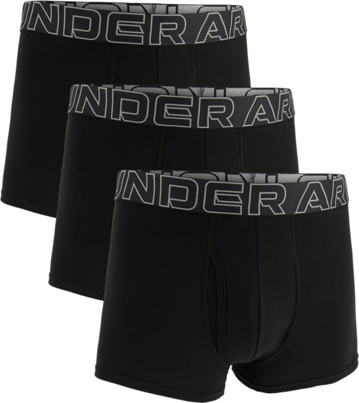 Under Armour Bokserki męskie UNDER ARMOUR Czarne - 3 PAK Performance L