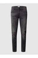 Spodnie męskie - Jeansy w dekatyzowanym stylu o kroju slim fit - Only & Sons - miniaturka - grafika 1