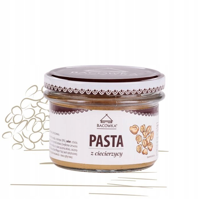 Pasta z ciecierzycy słoik 180g Bacówka
