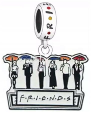 Charms Zawieszka Charms Friends Przyjaciele Charmsy Trusky