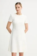 Sukienki - Calvin Klein sukienka kolor beżowy mini rozkloszowana LV044C064G - miniaturka - grafika 1