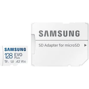 Karta pamięci SAMSUNG Evo Plus MicroSDXC 128GB + Adapter MB-MC128SA EU MB-MC128SA EU - Karty pamięci - miniaturka - grafika 1
