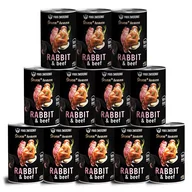 Mokra karma dla psów - Paka Zwierzaka Seventh heaven Królik z wołowiną rabbit & beef) 12x400g - miniaturka - grafika 1