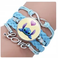 Biżuteria dla dzieci - BRANSOLETKA LILO I STICH SERDUSZKO DISNEY - miniaturka - grafika 1